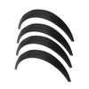 4pcs Wheel Eyebrow Protector Flexible PP Widened Decorative Wheel Arches Lips Universal for Car110mm   4.3in