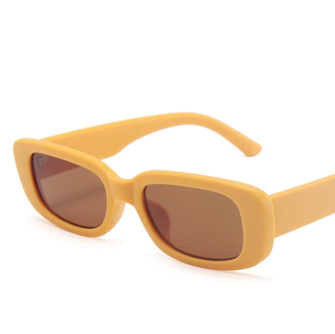 Rectangle Sunglasses for Women Men Trendy Retro Fashion Sun Glasses Vintage UV 400 Protection Square Frame 2024