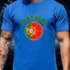 Portugal Champion Soccer T Shirt Unisex Unisex Vintage Football National Flag Emblem Print Cotton Fan Casual Short Sleeve Tee