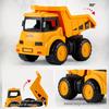 4pcs Inertia Construction Vehicle Toy Set, Sandbox Excavator Toy Set,Building Truck Toys, Includes Excavator, Bulldozer, Mud Truck, Best Birthday Gift