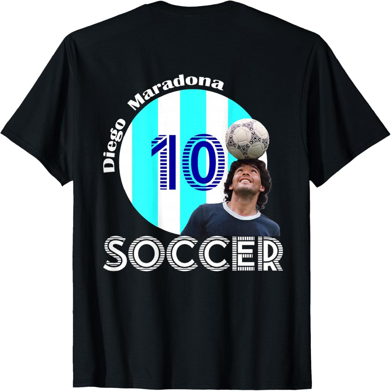 Diego Maradona_004_Back Printed T-Shirt S