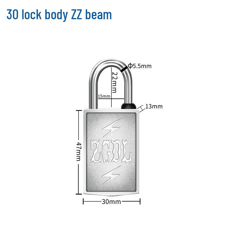 Cadenas Magnétique à Induction Sans Clé avec Caractéristiques Anti-Crochetage & Anti-Levier