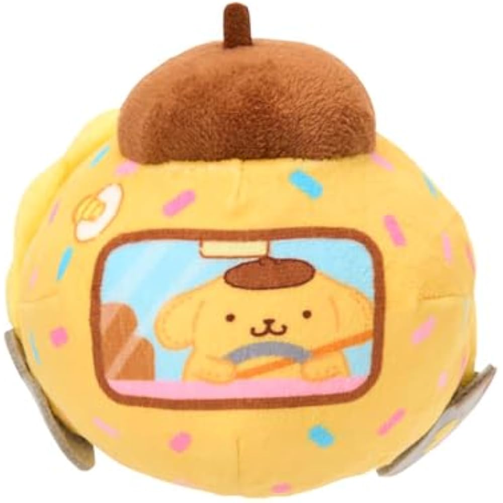 Sanrio (SANRIO) plush toy car (Super Cute Adventures Chimapote Collection) Pompompurin for ages 3...