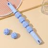 4 Ball Massage Stick Roller for Calf Muscle Cervical Neck Shoulder Back Relaxer Yoga Wolf Teeth Muscles Relaxation Fitness