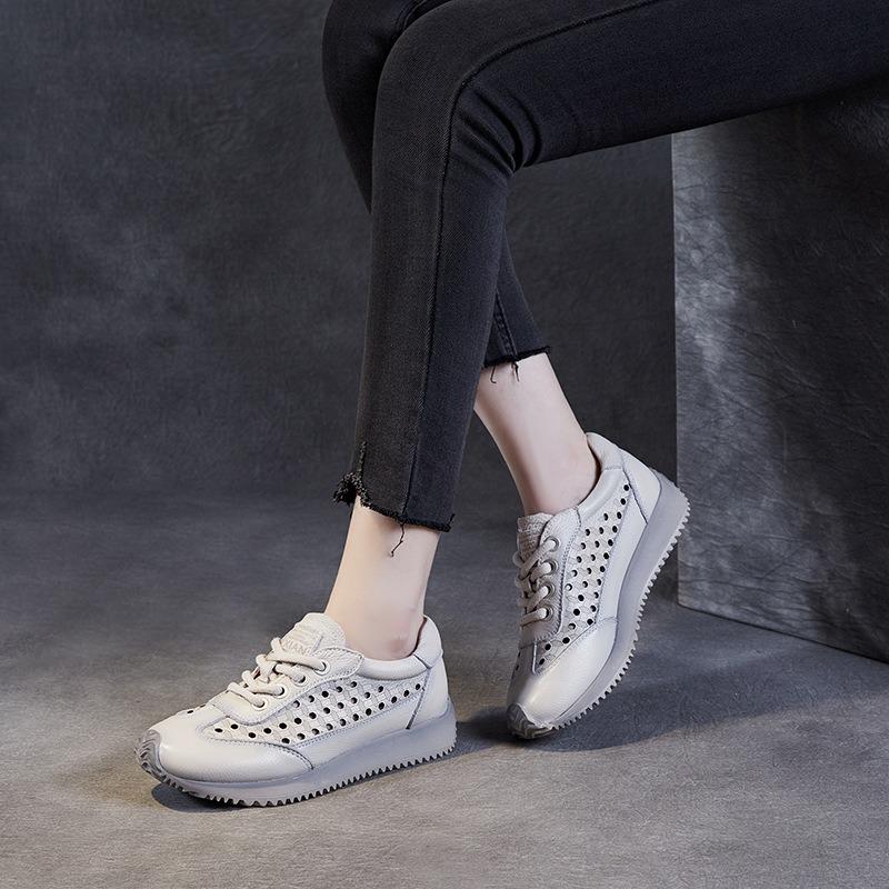 

Спортивная повседневная обувь Кожаные винтажные туфли Old Dad Gump 40 бежевый