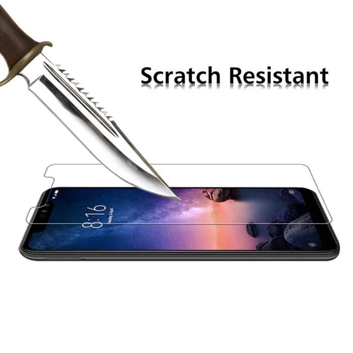 Verre Trempe Xiaomi REDMI NOTE 6 PRO - [Pack 3] Film Vitre Protection Ecran Ultra Resistant [Phonillico®]