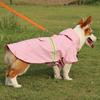 Large Dog Raincoat Corgi Cloak Style Puppy Waterproof Dog Clothes Reflective Pet Windproof Rainproof Hooded Raincoat for Dog
