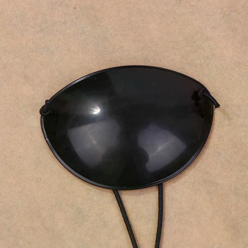 Durchscheinend Schwarz Einzelnes Augenschutz Korrektur Kinder Monokular Augenbrille Patch Amblyopie Augenbinde Ein Auge Schielen