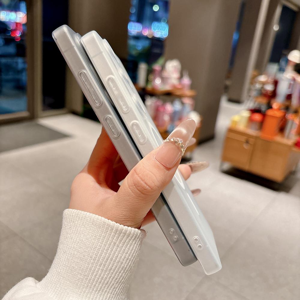 Luxury Transparent Matte Ultra Thin Soft Case For Samsung Galaxy S26 S25 S24 S23 Ultra Plus Magnetic For Magsafe Cover TPU Shell