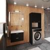 Freestanding Bathroom Cabinet Black 64CM Washing Machine Cabinet Bathroom Column