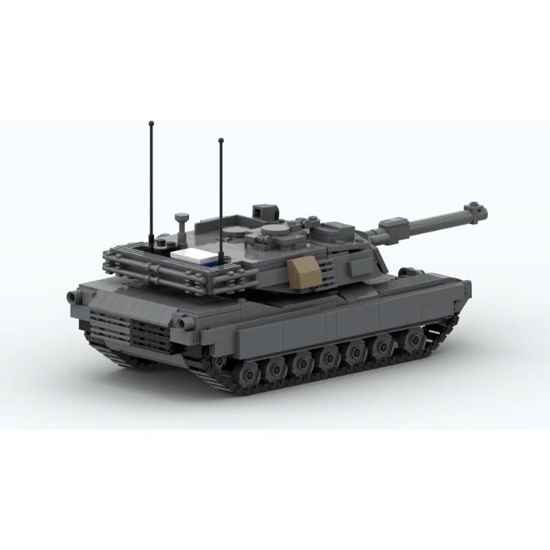 MOC-154682 Compatible Building Blocks M1A2 Heavy Tank Model Small Particle Assembled Puzzle Building Blocks Toy Boy