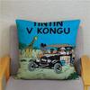 Federa Cuscino con Fantasia Ding Ding Adventure Regalo per Bambini Federa Quadrata Decorazione Auto Divano Casa