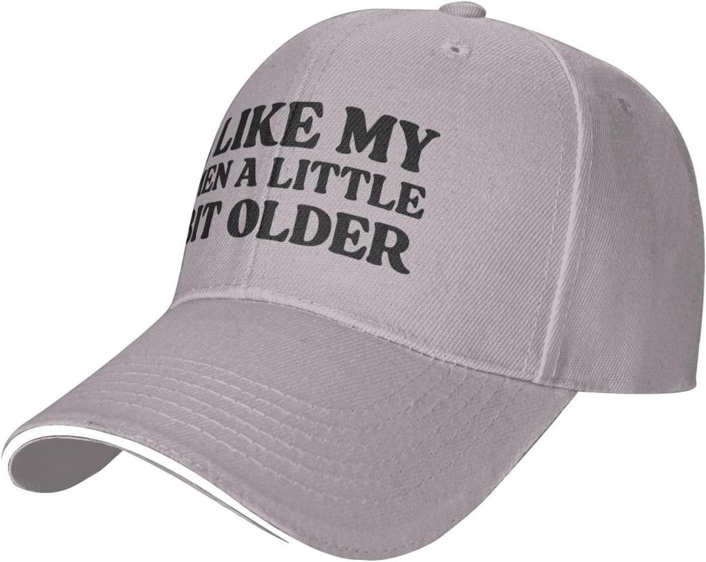 I Like My Men A Little Bit Older Baseball Cap Polyester Unisex Adult Adjustable Outdoor