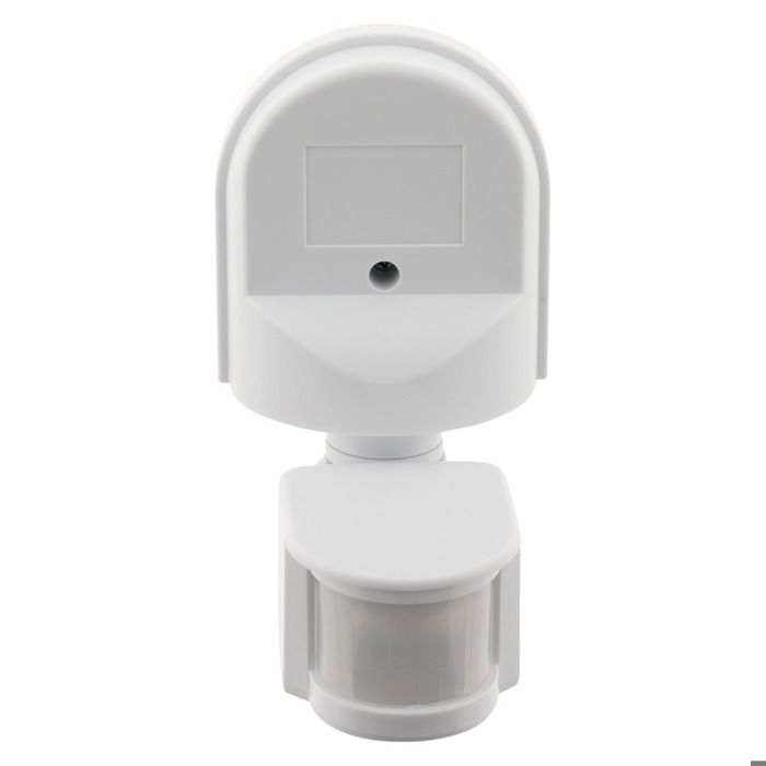 Détecteur mouvement IP44 - tête orientable - 1200W - Blanc - Zenitech