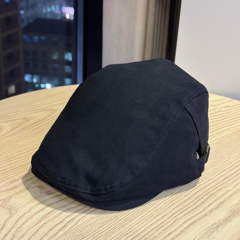 Spring and summer new solid color retro forward hat women's face small beret men's casual versatile tide