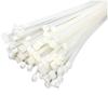 A84E-Cable Ties INDUSTRIAL QUALITY Cable Ties: 100X2.5Mm Color: White Quantity: 250 Pieces