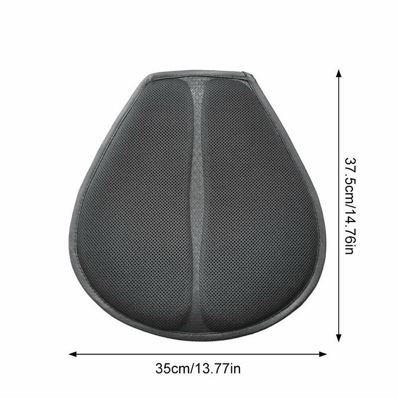 Motorcycle 3D Comfort Seat Cushion Motorbike Scooter Air Pad Seat Cover Pressure Relief Cushion Shock Absorption Decompression