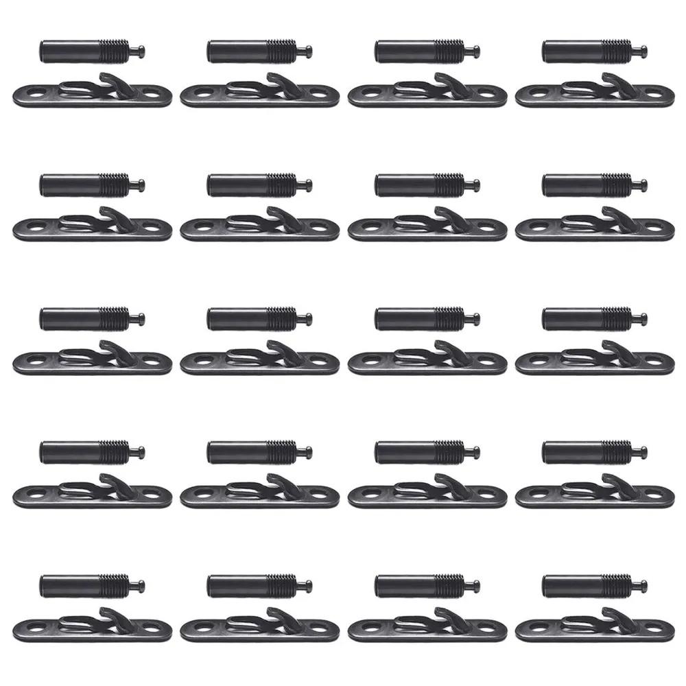 

Invisible Shelf Connector Two in One Elastic Furniture Fastener Cabinet Wardrobe Push Catch Concealed Tension Slide Latch One Size