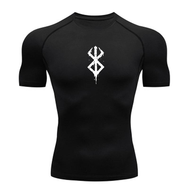 Men's Quick-Dry Compression T-Shirt: High Elasticity, Short-Sleeve for Basketball, Running, and Training