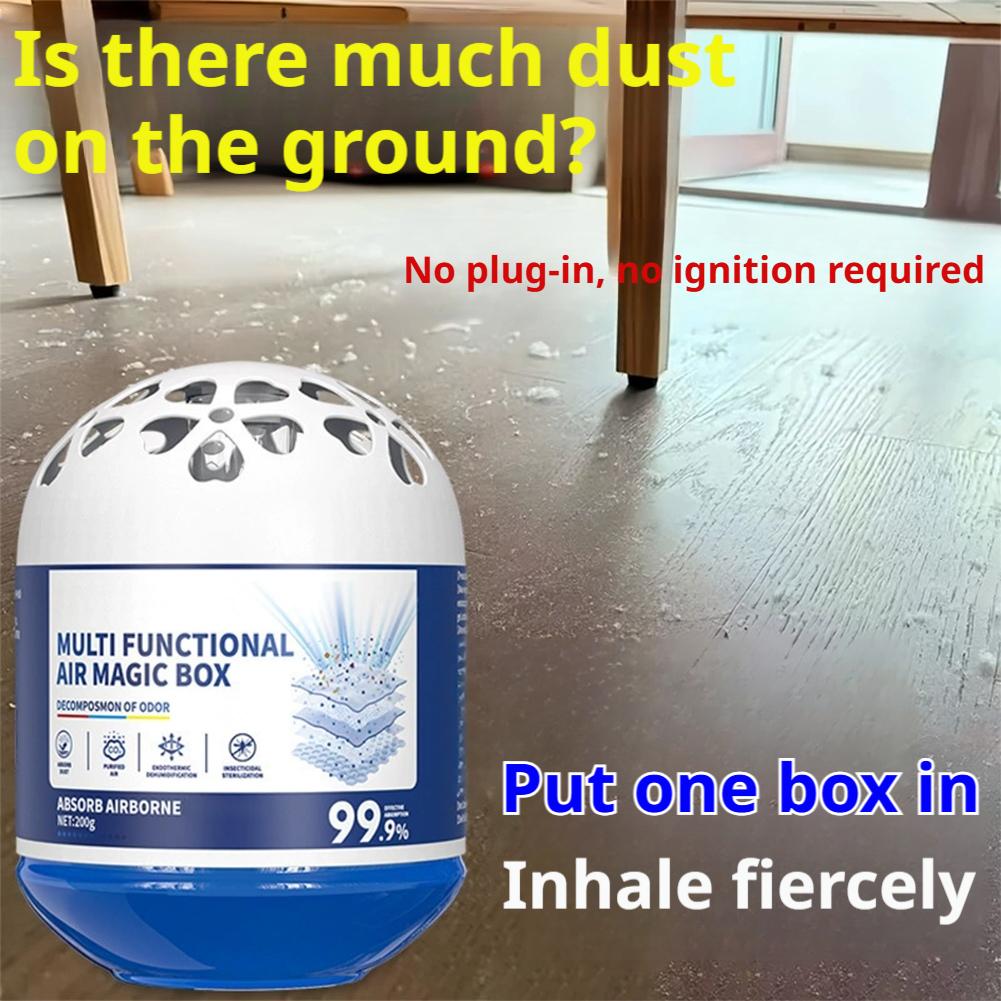 Plant Dust Removal Gel Film Type Super Suction Dust Magic Box Automatic Household Dust Cleaner Air Purification Dust Remover