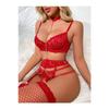 2 Stück Damen Rot Tüll Transparent Stilvolle Nachthemd Tanga Mit Geschenk