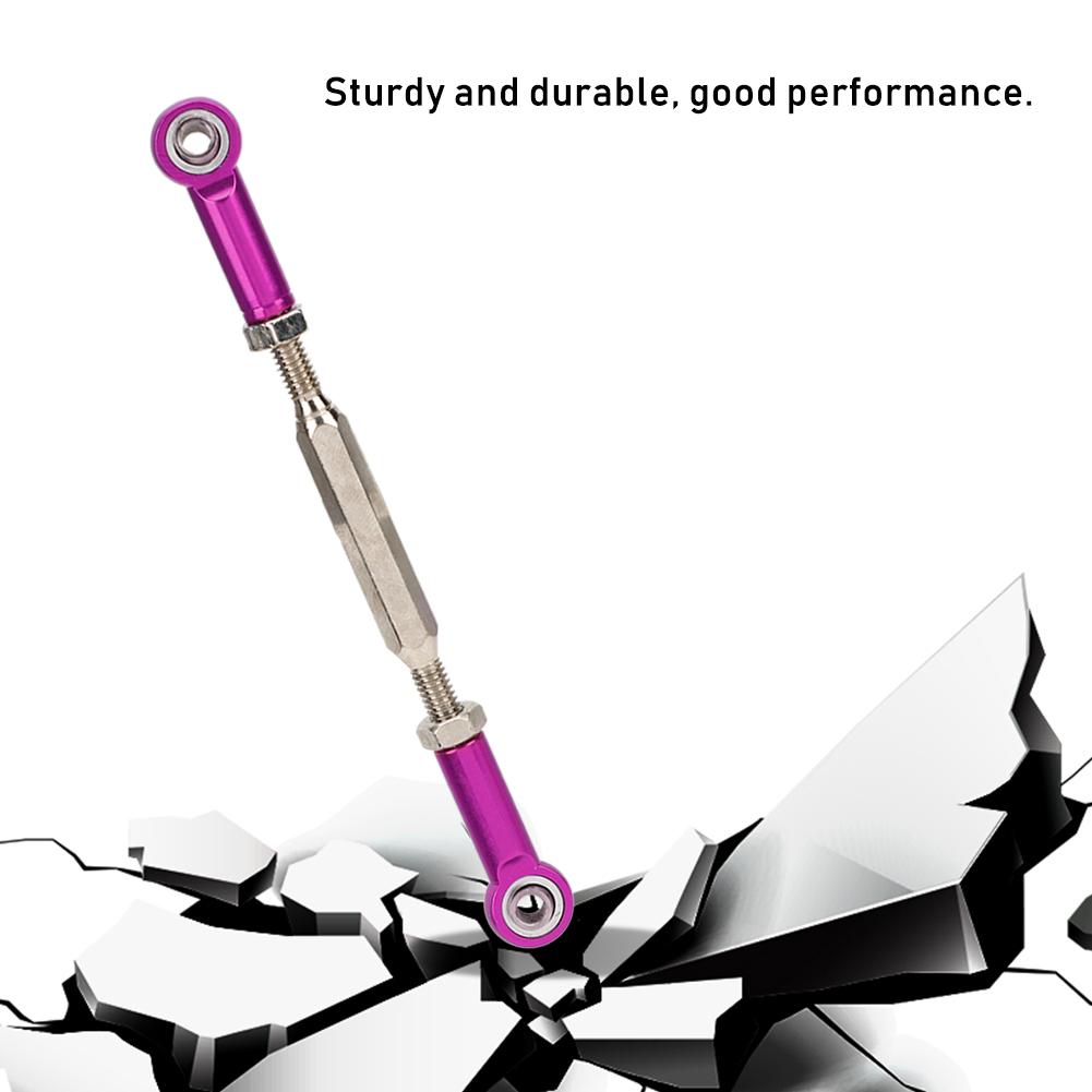 6Pcs 88mm Aluminum Alloy Push RodsTurnbuckle Rod Linkage Accessories for RC Car