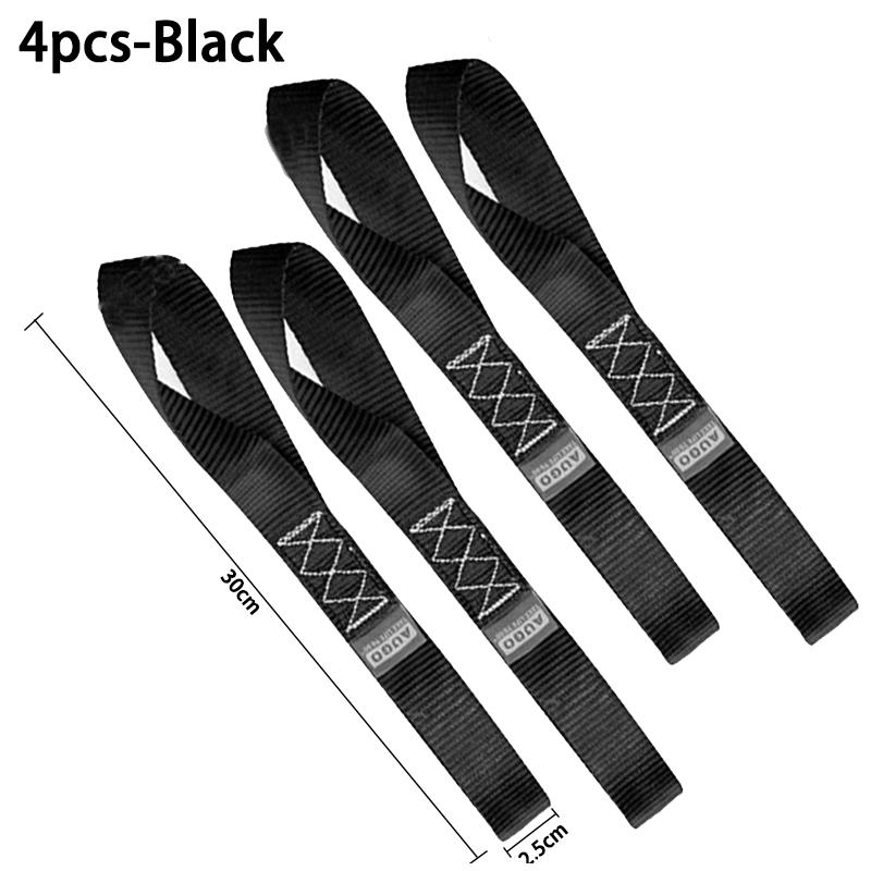 2/4pcs Motorcycle Tie Down Luggage Bandage Soft Straps Towing Ropes For Car Motorbike Hauling Belt Loops Band Tensioning Belts
