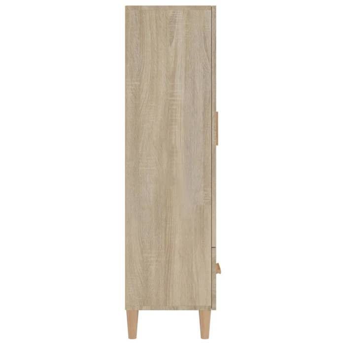 *NEW Enfilade Commode intérieure - Buffet haut Chêne sonoma 70x31x115 cm Classique - Bois d'ingénierie CL80543