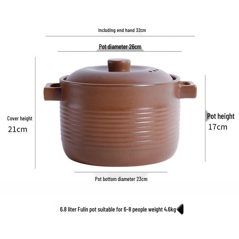 

High-Temperature Clay Pot for Stewing & Soups