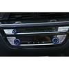 For BMW X3 G01 X4 G02 2018- Blue Aluminum Console AC Knob Ring Cover Trim