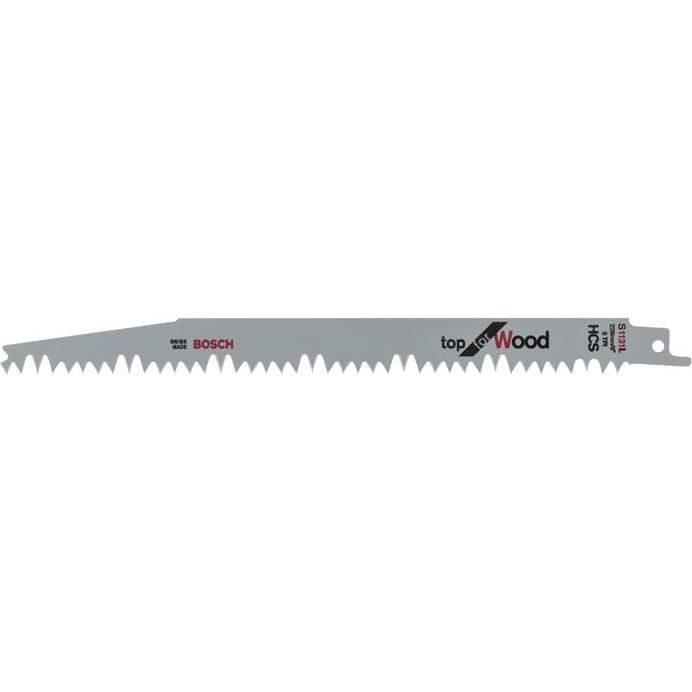 Reciprocating Saw Blades - BOSCH - S1131L - 228 Mm - For Wood and Branches - Coarse Teeth