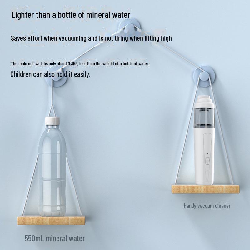 Aspirator portabil wireless pentru mașină și casă, cu funcție dublă de aspirare și suflare puternică