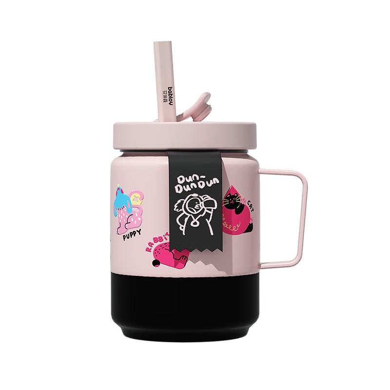 

BABLOV Women s Large Capacity 316 SS Insulated Straw Water Bottle