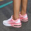 Women Running Shoes Air Cushion Shock Absorption Lightweight Summer Hollow Mesh Breathable Sports Soft Soled