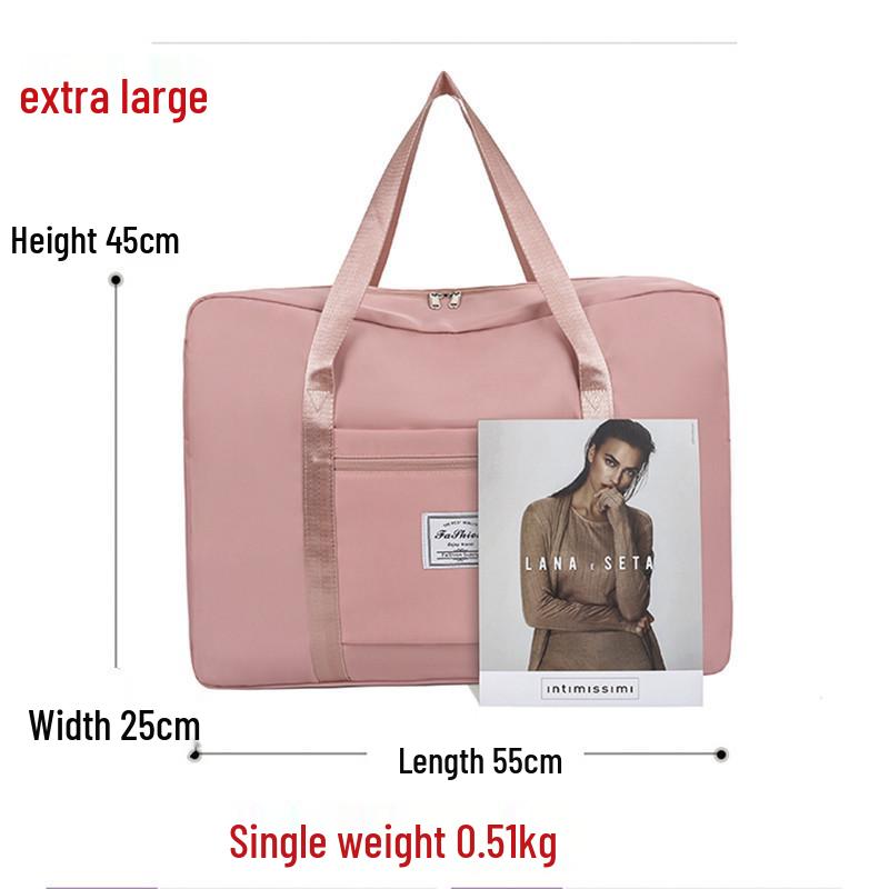 Large Capacity Foldable Travel Organizer Duffel Bag for Women