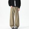 Minger | American High Street Trendy Brand Tooling Casual Pants Men's Autumn New Loose Wide-leg Straight Cotton Trousers