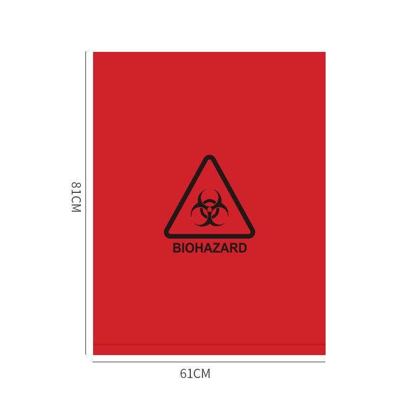 Punktverdickter PP Biohazard-Abfallbeutel für den Krankenhausgebrauch