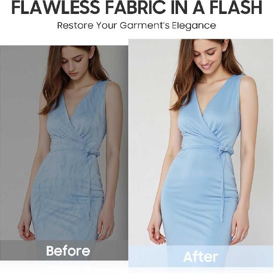 Steamer for Clothes, 20S Heat-up,1200W, 250ml,13-Vent Design for Strong Steaming, 2-in-1 Steamer & Iron, Handheld for All Fabrics, Garment Wrinkle