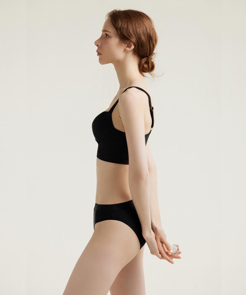 Ageunel Queen Bikini Bra_Black