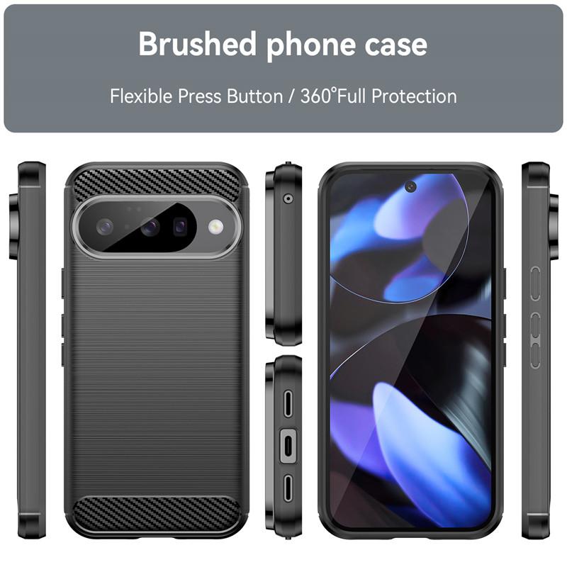 For Google Pixel 10 Case Google Pixel 10 Pixel 10 Pro Cover Funda Shockproof Brushed TPU Anti-Slip Protective Phone Back Cover