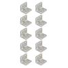 NEW Angle Iron Board Table, Chair, Cabinet, Wardrobe, Fixed Connector, 10/20pcs 90-degree Angle Iron Plate Bracket