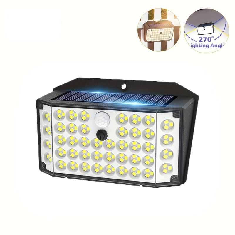 Motion Sensing Smart Light,Always-On,Ambient Lighting. 132 LEDs Super Bright, Easy Install No Wires, Weatherproof for Fence, Patio, Driveway