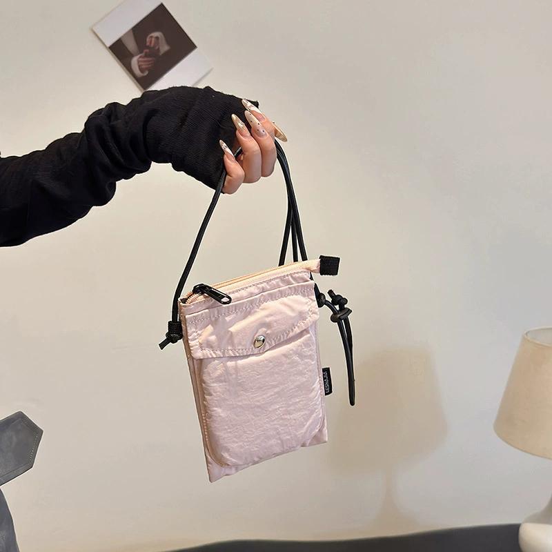 Ladies' Trendy Mini Shoulder Bag, Mobile Phone Bag, Ins Versatile Crossbody Functional Sports, Ins Fashionable Small Backpack for Women