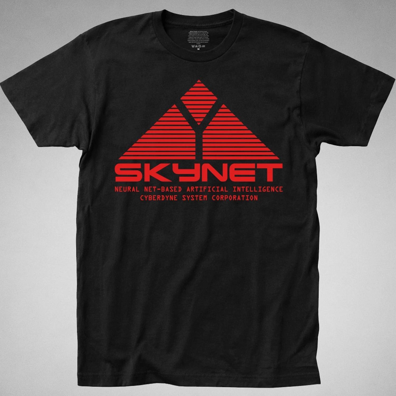 SKYNET T-Shirt terminator judgment day T2 t-1000 t-800 cyberdyne movie gift AI XS