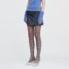 Plaid Check Stocking _ GREY