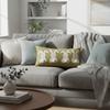 Rectangular Throw Pillow Cover Embroidered Waist Cushion Cover Easter Bunny Pillowcase  Sofa