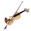 44 Violin Kit Set for Beginners Student Maple Jujube Accessories with Storage Case