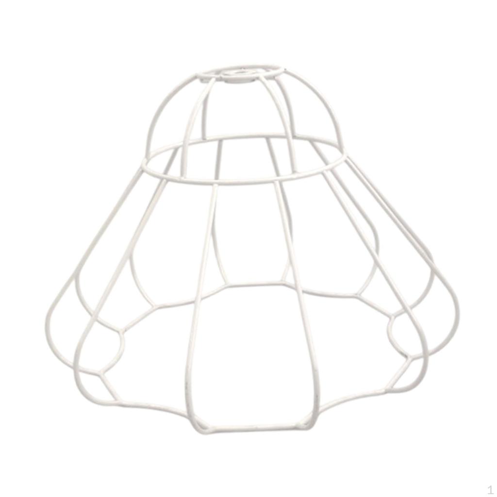 Ceiling Light Shade with Iron Cage Design for Halls and Cafes