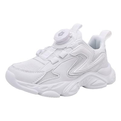 Jungen Mädchen Schüler Schule Schwarz Weiß Sneaker Kinder Atmungsaktives Netz Gehen Laufen Tennis Tennisschuhe Sportschuhe Größe 28-39