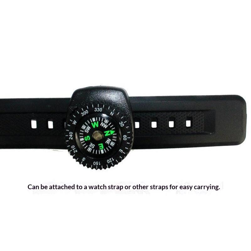 Portable Removable Compass Outdoor Gadget Navigation Hiking Camping Orienteering Backpacking Map Reading Compass